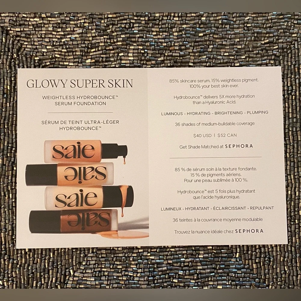 4️⃣ FOR 💲1️⃣5️⃣ KOSAS Revealer Concealer & SAIE Glowy Super Skin Foundation